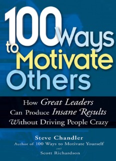 100 Ways to Motivate Others