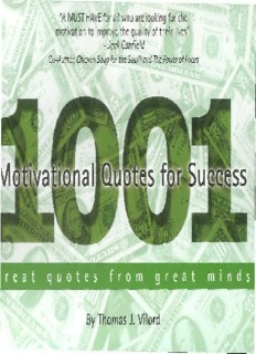 1001 Motivational Quotes for Success: Great Quotes from Great Minds