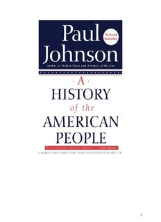 A History of the American People