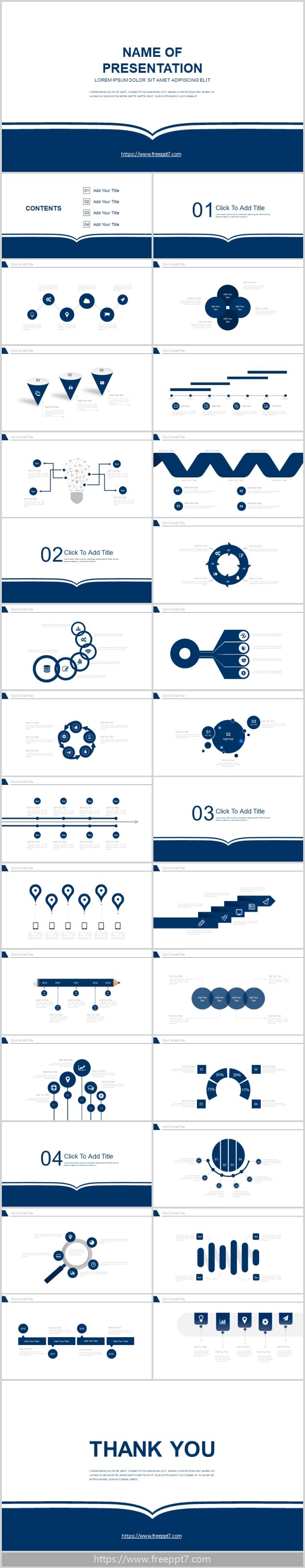 Abstract Book Background PowerPoint Template