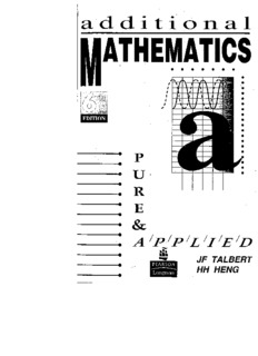 Additional Mathematics