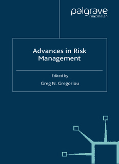 Advances in Risk Management