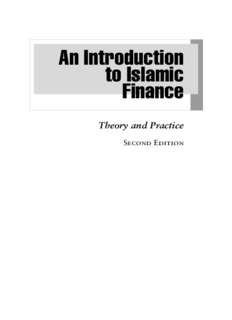 An Introduction to Islamic Finance: Theory and Practice