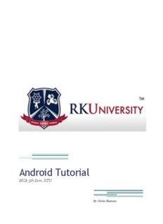 Android Tutorial