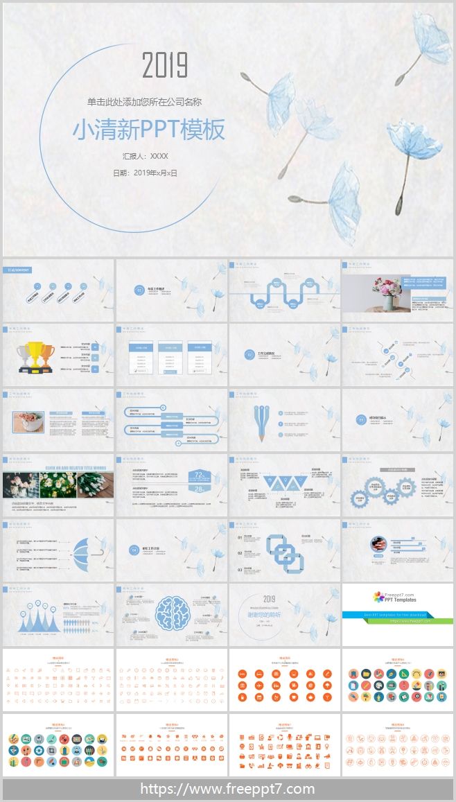 Annual Summary PowerPoint Template