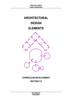 Architectural Design Elements