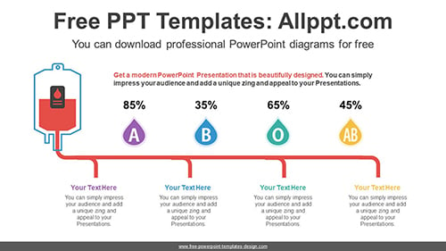 Blood Donation Concept PPT Diagram