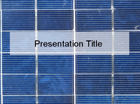 Blue Tile PowerPoint Template