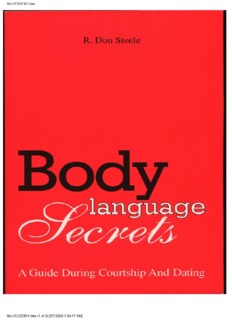 Body Language Secrets A Guide During Courtship & Dating