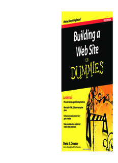 Building a Website for Dummies