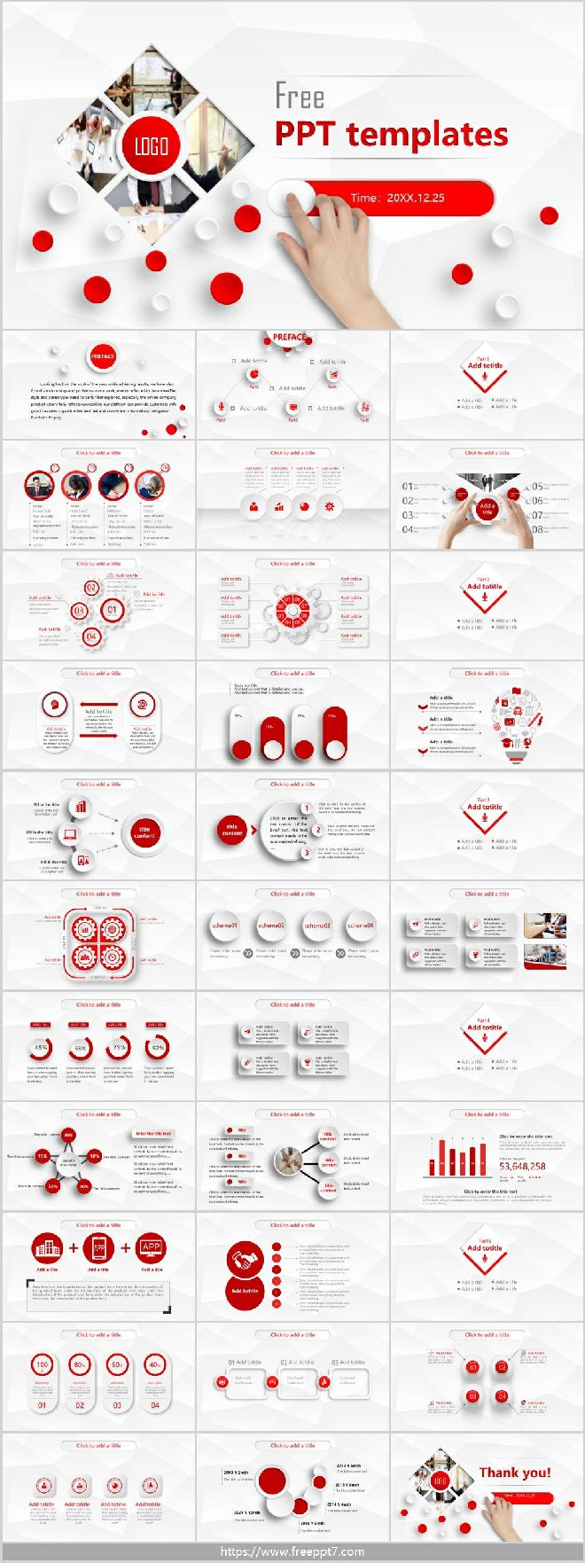 Business Characters Gesture PowerPoint Templates