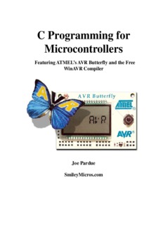 C Programming for microcontrollers