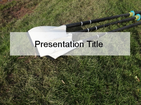 Canoe Paddle PowerPoint Template