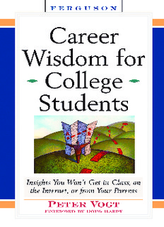 Career Wisdom for College Students