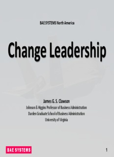 Change Leadership