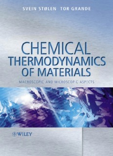 Chemical Thermodynamics - Fulvio Frisone