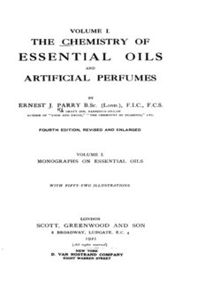 Chemistry of Essential Oils