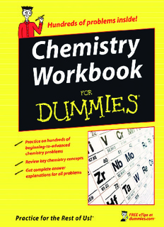 Chemistry WorkBook for Dummies