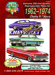 chevrolet nova parts - Truck and Car Shop