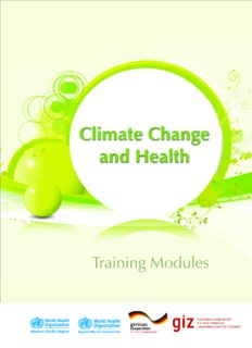 Climate Change and Health