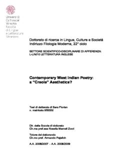 Contemporary West Indian Poetry