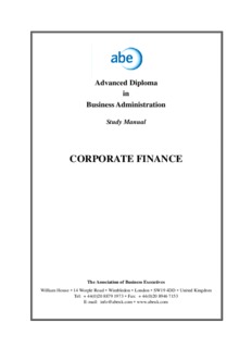 corporate finance