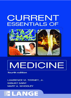 Current Essentials of Medicine