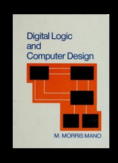 Digital Logic And Computer Design By M. Morris Mano