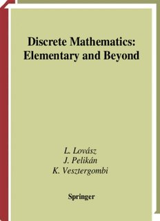 Discrete Mathematics: Elementary and Beyond