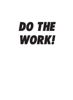 Do the Work by Steven Pressfield