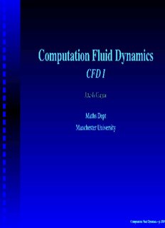 Computation Fluid Dynamics 