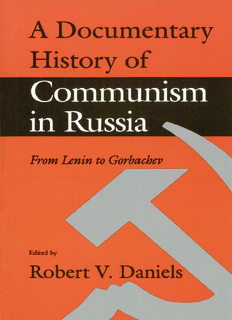 Documentary History of Communism in Russia 