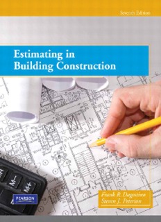 Estimating in Building Construction 