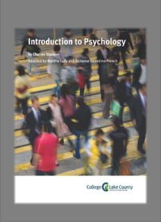 Introduction to Psychology - College of Lake County