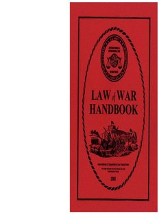 Law of War Handbook 2005