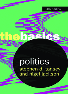 Politics: The Basics, 4th Edition 