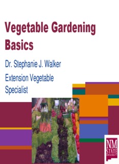 Vegetable Gardening Basics