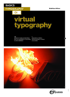 Virtual Typography 