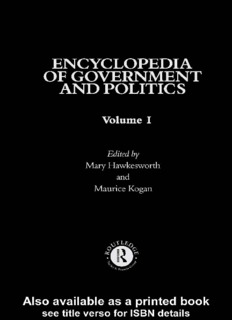 Encyclopedia of Government and Politics