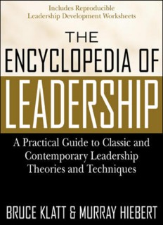 Encyclopedia of Leadership