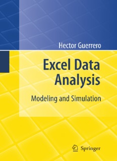 Excel Data Analysis