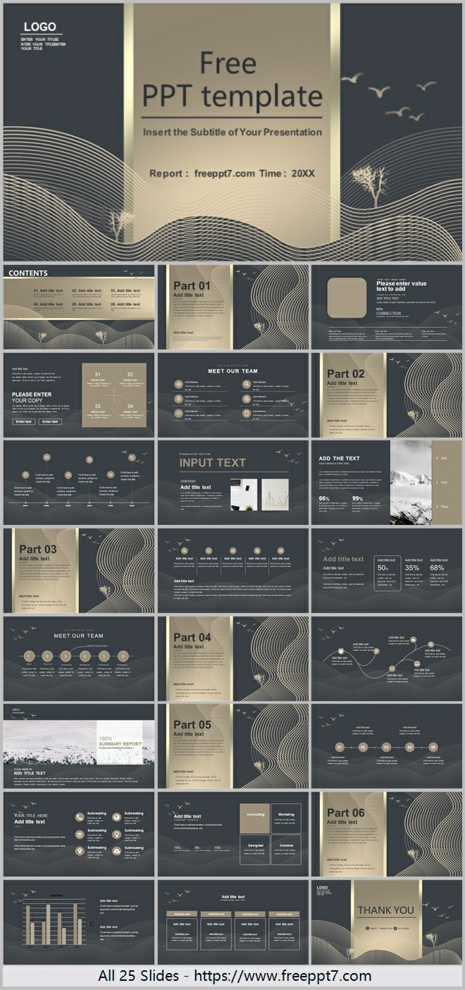 Excellent! Chinese Style Business PowerPoint Templates