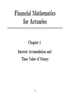 Financial Mathematics for Actuaries