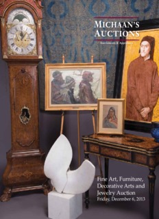 Fine Art, Furniture, Decorative Arts and Jewelry Auction