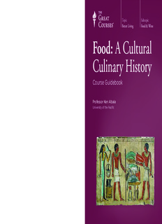 Food: A Cultural Culinary History