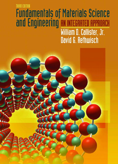 Fundamentals of Materials Science and Engineering