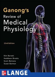 Ganong's Review of Medical Physiology