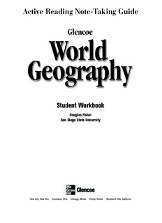 Glencoe World Geography Georgia Workbooks