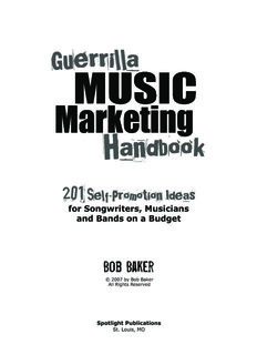 Guerrilla MUSIC Marketing Handbook