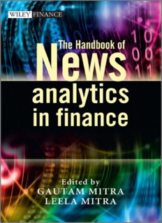 Handbook of News Analytics in Finance